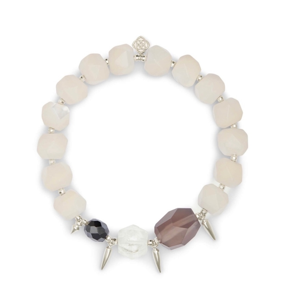 Kendra Scott White Quartz Stretch Bracelet OSFM BNWT